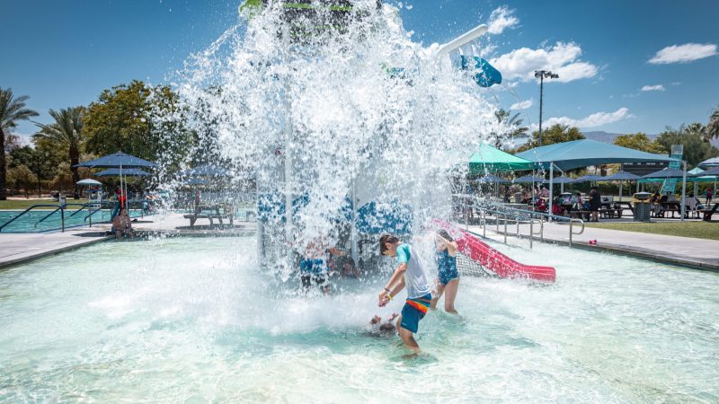 Splash playground at Palm Desert Aquatic Center